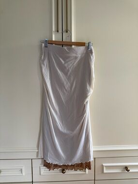 Free People Intimately - Top it off mesh half slip in size L cream/tan